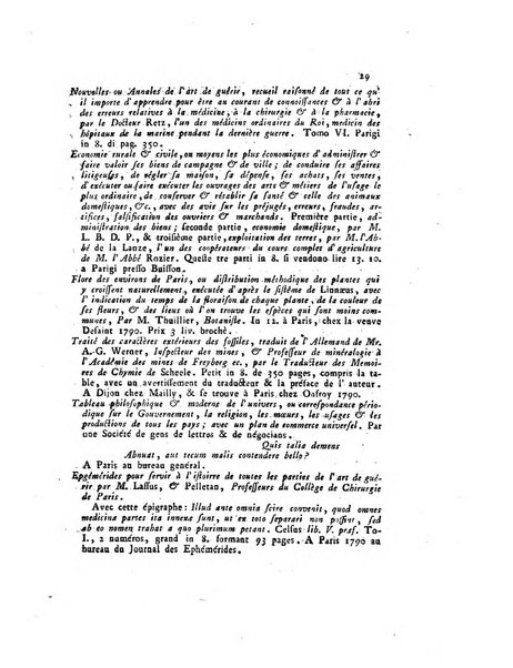 Opuscoli scelti sulle scienze e sulle arti. Tratti dagli Atti delle Accademie, e dalle altre collezioni filosofiche, e letterarie, dalle opere più recenti inglesi, tedesche, francesi, latine, e italiane, e da manoscritti originali, e inediti