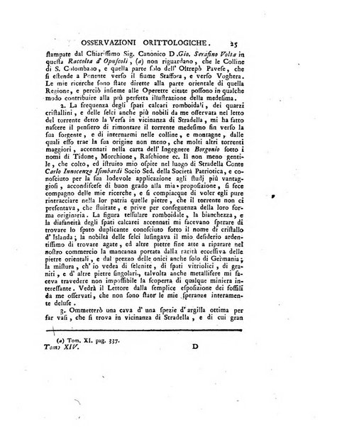 Opuscoli scelti sulle scienze e sulle arti. Tratti dagli Atti delle Accademie, e dalle altre collezioni filosofiche, e letterarie, dalle opere più recenti inglesi, tedesche, francesi, latine, e italiane, e da manoscritti originali, e inediti