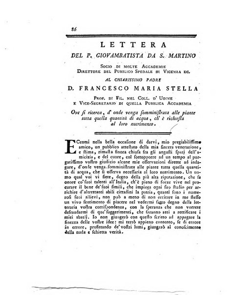 Opuscoli scelti sulle scienze e sulle arti. Tratti dagli Atti delle Accademie, e dalle altre collezioni filosofiche, e letterarie, dalle opere più recenti inglesi, tedesche, francesi, latine, e italiane, e da manoscritti originali, e inediti