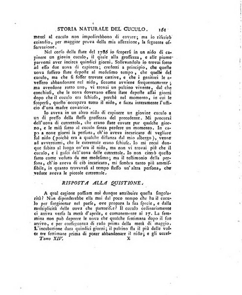 Opuscoli scelti sulle scienze e sulle arti. Tratti dagli Atti delle Accademie, e dalle altre collezioni filosofiche, e letterarie, dalle opere più recenti inglesi, tedesche, francesi, latine, e italiane, e da manoscritti originali, e inediti