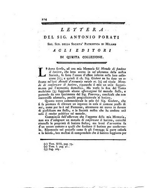 Opuscoli scelti sulle scienze e sulle arti. Tratti dagli Atti delle Accademie, e dalle altre collezioni filosofiche, e letterarie, dalle opere più recenti inglesi, tedesche, francesi, latine, e italiane, e da manoscritti originali, e inediti