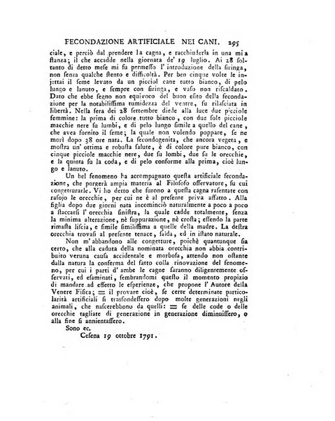 Opuscoli scelti sulle scienze e sulle arti. Tratti dagli Atti delle Accademie, e dalle altre collezioni filosofiche, e letterarie, dalle opere più recenti inglesi, tedesche, francesi, latine, e italiane, e da manoscritti originali, e inediti