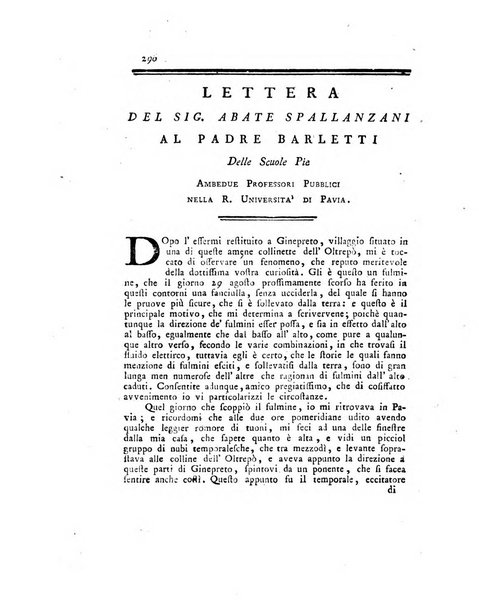 Opuscoli scelti sulle scienze e sulle arti. Tratti dagli Atti delle Accademie, e dalle altre collezioni filosofiche, e letterarie, dalle opere più recenti inglesi, tedesche, francesi, latine, e italiane, e da manoscritti originali, e inediti