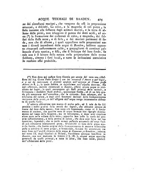 Opuscoli scelti sulle scienze e sulle arti. Tratti dagli Atti delle Accademie, e dalle altre collezioni filosofiche, e letterarie, dalle opere più recenti inglesi, tedesche, francesi, latine, e italiane, e da manoscritti originali, e inediti