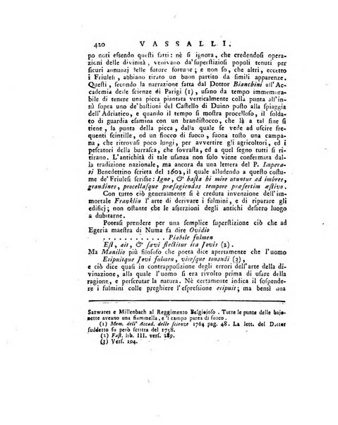 Opuscoli scelti sulle scienze e sulle arti. Tratti dagli Atti delle Accademie, e dalle altre collezioni filosofiche, e letterarie, dalle opere più recenti inglesi, tedesche, francesi, latine, e italiane, e da manoscritti originali, e inediti