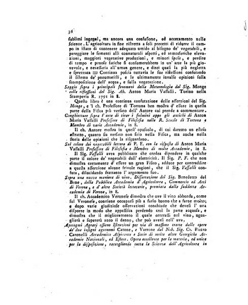 Opuscoli scelti sulle scienze e sulle arti. Tratti dagli Atti delle Accademie, e dalle altre collezioni filosofiche, e letterarie, dalle opere più recenti inglesi, tedesche, francesi, latine, e italiane, e da manoscritti originali, e inediti