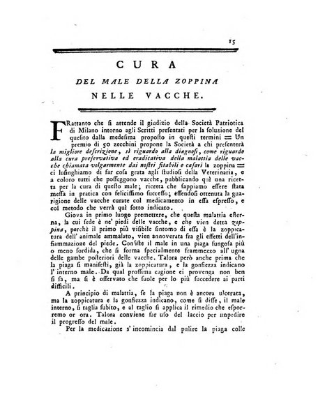 Opuscoli scelti sulle scienze e sulle arti. Tratti dagli Atti delle Accademie, e dalle altre collezioni filosofiche, e letterarie, dalle opere più recenti inglesi, tedesche, francesi, latine, e italiane, e da manoscritti originali, e inediti