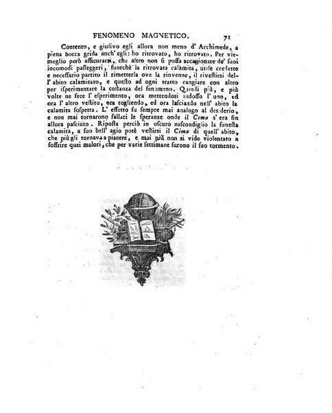 Opuscoli scelti sulle scienze e sulle arti. Tratti dagli Atti delle Accademie, e dalle altre collezioni filosofiche, e letterarie, dalle opere più recenti inglesi, tedesche, francesi, latine, e italiane, e da manoscritti originali, e inediti