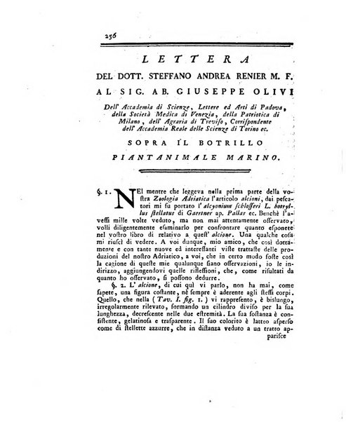 Opuscoli scelti sulle scienze e sulle arti. Tratti dagli Atti delle Accademie, e dalle altre collezioni filosofiche, e letterarie, dalle opere più recenti inglesi, tedesche, francesi, latine, e italiane, e da manoscritti originali, e inediti