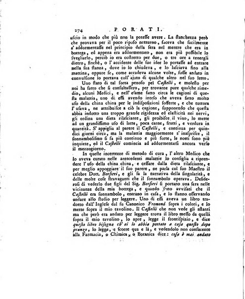 Opuscoli scelti sulle scienze e sulle arti. Tratti dagli Atti delle Accademie, e dalle altre collezioni filosofiche, e letterarie, dalle opere più recenti inglesi, tedesche, francesi, latine, e italiane, e da manoscritti originali, e inediti