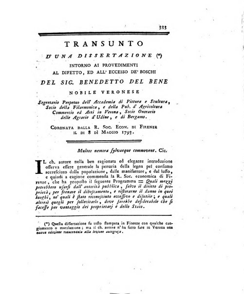 Opuscoli scelti sulle scienze e sulle arti. Tratti dagli Atti delle Accademie, e dalle altre collezioni filosofiche, e letterarie, dalle opere più recenti inglesi, tedesche, francesi, latine, e italiane, e da manoscritti originali, e inediti