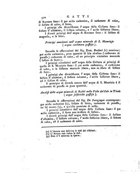 Opuscoli scelti sulle scienze e sulle arti. Tratti dagli Atti delle Accademie, e dalle altre collezioni filosofiche, e letterarie, dalle opere più recenti inglesi, tedesche, francesi, latine, e italiane, e da manoscritti originali, e inediti