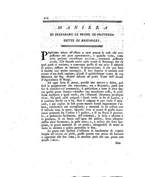 Opuscoli scelti sulle scienze e sulle arti. Tratti dagli Atti delle Accademie, e dalle altre collezioni filosofiche, e letterarie, dalle opere più recenti inglesi, tedesche, francesi, latine, e italiane, e da manoscritti originali, e inediti