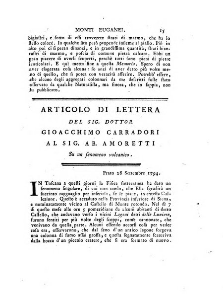 Opuscoli scelti sulle scienze e sulle arti. Tratti dagli Atti delle Accademie, e dalle altre collezioni filosofiche, e letterarie, dalle opere più recenti inglesi, tedesche, francesi, latine, e italiane, e da manoscritti originali, e inediti