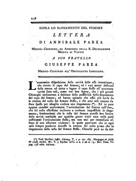 Opuscoli scelti sulle scienze e sulle arti. Tratti dagli Atti delle Accademie, e dalle altre collezioni filosofiche, e letterarie, dalle opere più recenti inglesi, tedesche, francesi, latine, e italiane, e da manoscritti originali, e inediti