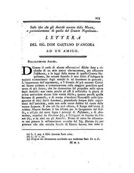 Opuscoli scelti sulle scienze e sulle arti. Tratti dagli Atti delle Accademie, e dalle altre collezioni filosofiche, e letterarie, dalle opere più recenti inglesi, tedesche, francesi, latine, e italiane, e da manoscritti originali, e inediti