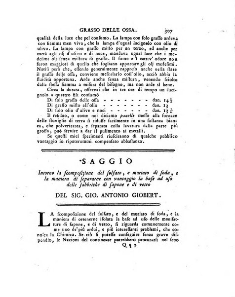 Opuscoli scelti sulle scienze e sulle arti. Tratti dagli Atti delle Accademie, e dalle altre collezioni filosofiche, e letterarie, dalle opere più recenti inglesi, tedesche, francesi, latine, e italiane, e da manoscritti originali, e inediti