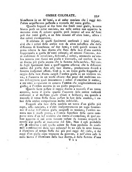 Opuscoli scelti sulle scienze e sulle arti. Tratti dagli Atti delle Accademie, e dalle altre collezioni filosofiche, e letterarie, dalle opere più recenti inglesi, tedesche, francesi, latine, e italiane, e da manoscritti originali, e inediti