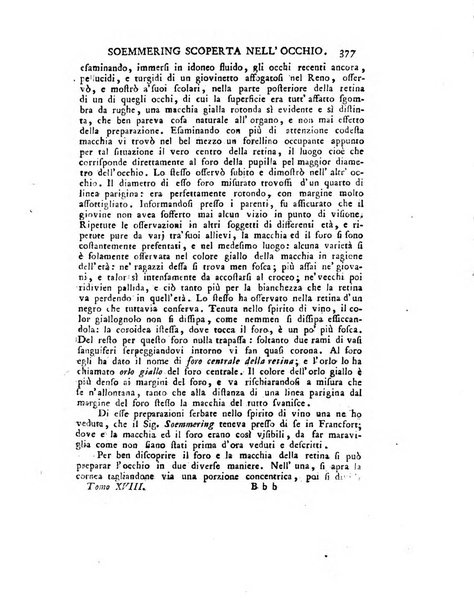 Opuscoli scelti sulle scienze e sulle arti. Tratti dagli Atti delle Accademie, e dalle altre collezioni filosofiche, e letterarie, dalle opere più recenti inglesi, tedesche, francesi, latine, e italiane, e da manoscritti originali, e inediti