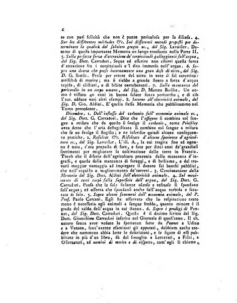 Opuscoli scelti sulle scienze e sulle arti. Tratti dagli Atti delle Accademie, e dalle altre collezioni filosofiche, e letterarie, dalle opere più recenti inglesi, tedesche, francesi, latine, e italiane, e da manoscritti originali, e inediti