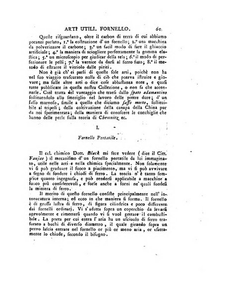 Opuscoli scelti sulle scienze e sulle arti. Tratti dagli Atti delle Accademie, e dalle altre collezioni filosofiche, e letterarie, dalle opere più recenti inglesi, tedesche, francesi, latine, e italiane, e da manoscritti originali, e inediti