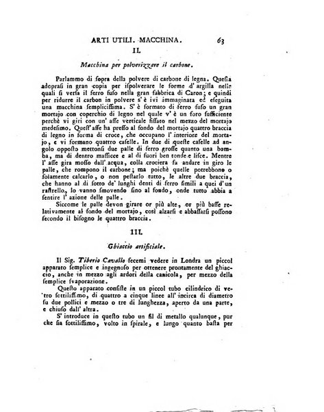 Opuscoli scelti sulle scienze e sulle arti. Tratti dagli Atti delle Accademie, e dalle altre collezioni filosofiche, e letterarie, dalle opere più recenti inglesi, tedesche, francesi, latine, e italiane, e da manoscritti originali, e inediti