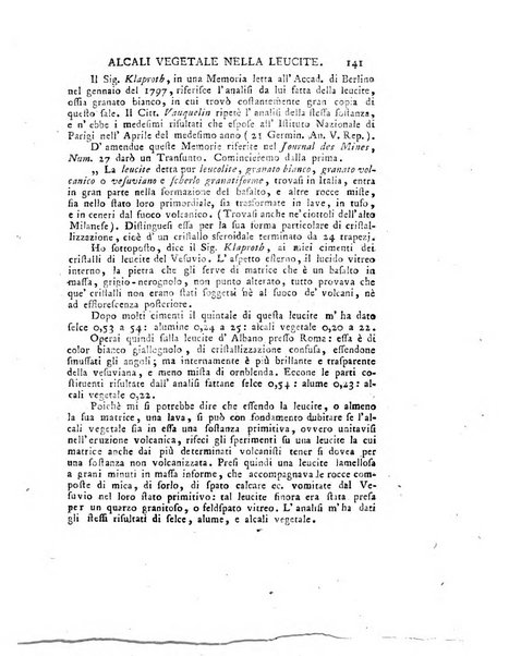 Opuscoli scelti sulle scienze e sulle arti. Tratti dagli Atti delle Accademie, e dalle altre collezioni filosofiche, e letterarie, dalle opere più recenti inglesi, tedesche, francesi, latine, e italiane, e da manoscritti originali, e inediti