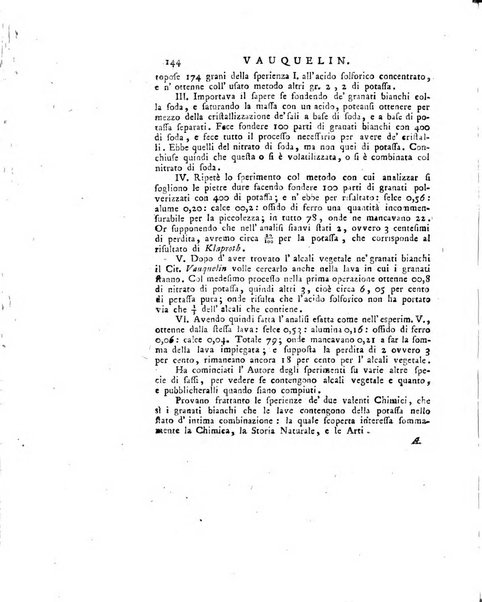 Opuscoli scelti sulle scienze e sulle arti. Tratti dagli Atti delle Accademie, e dalle altre collezioni filosofiche, e letterarie, dalle opere più recenti inglesi, tedesche, francesi, latine, e italiane, e da manoscritti originali, e inediti