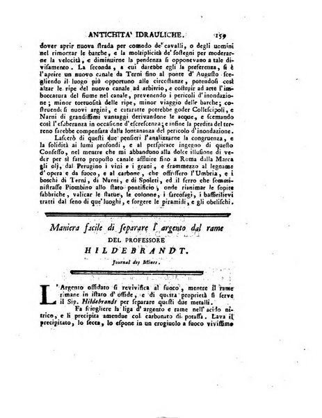 Opuscoli scelti sulle scienze e sulle arti. Tratti dagli Atti delle Accademie, e dalle altre collezioni filosofiche, e letterarie, dalle opere più recenti inglesi, tedesche, francesi, latine, e italiane, e da manoscritti originali, e inediti