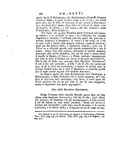 Opuscoli scelti sulle scienze e sulle arti. Tratti dagli Atti delle Accademie, e dalle altre collezioni filosofiche, e letterarie, dalle opere più recenti inglesi, tedesche, francesi, latine, e italiane, e da manoscritti originali, e inediti