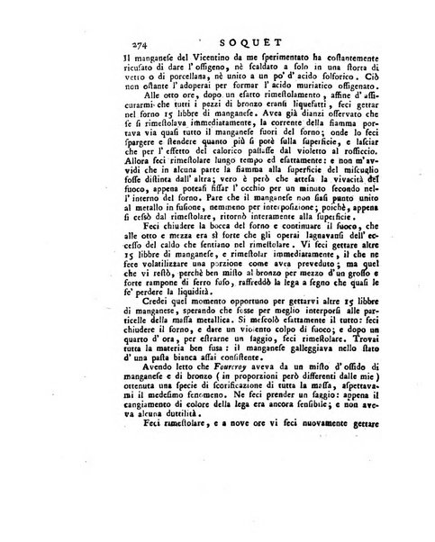 Opuscoli scelti sulle scienze e sulle arti. Tratti dagli Atti delle Accademie, e dalle altre collezioni filosofiche, e letterarie, dalle opere più recenti inglesi, tedesche, francesi, latine, e italiane, e da manoscritti originali, e inediti