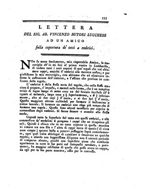 Opuscoli scelti sulle scienze e sulle arti. Tratti dagli Atti delle Accademie, e dalle altre collezioni filosofiche, e letterarie, dalle opere più recenti inglesi, tedesche, francesi, latine, e italiane, e da manoscritti originali, e inediti