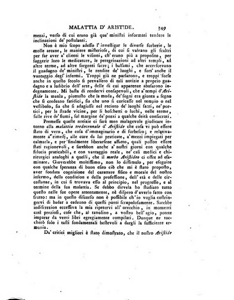 Opuscoli scelti sulle scienze e sulle arti. Tratti dagli Atti delle Accademie, e dalle altre collezioni filosofiche, e letterarie, dalle opere più recenti inglesi, tedesche, francesi, latine, e italiane, e da manoscritti originali, e inediti