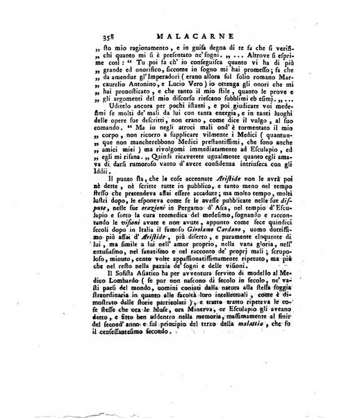 Opuscoli scelti sulle scienze e sulle arti. Tratti dagli Atti delle Accademie, e dalle altre collezioni filosofiche, e letterarie, dalle opere più recenti inglesi, tedesche, francesi, latine, e italiane, e da manoscritti originali, e inediti