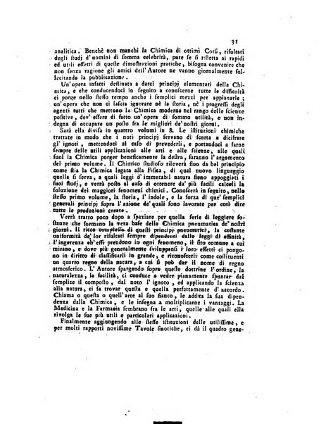 Opuscoli scelti sulle scienze e sulle arti. Tratti dagli Atti delle Accademie, e dalle altre collezioni filosofiche, e letterarie, dalle opere più recenti inglesi, tedesche, francesi, latine, e italiane, e da manoscritti originali, e inediti