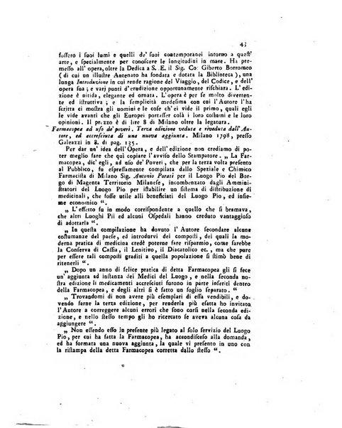 Opuscoli scelti sulle scienze e sulle arti. Tratti dagli Atti delle Accademie, e dalle altre collezioni filosofiche, e letterarie, dalle opere più recenti inglesi, tedesche, francesi, latine, e italiane, e da manoscritti originali, e inediti