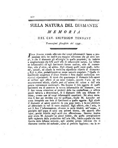 Opuscoli scelti sulle scienze e sulle arti. Tratti dagli Atti delle Accademie, e dalle altre collezioni filosofiche, e letterarie, dalle opere più recenti inglesi, tedesche, francesi, latine, e italiane, e da manoscritti originali, e inediti