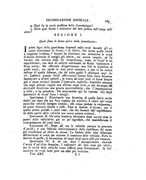 Opuscoli scelti sulle scienze e sulle arti. Tratti dagli Atti delle Accademie, e dalle altre collezioni filosofiche, e letterarie, dalle opere più recenti inglesi, tedesche, francesi, latine, e italiane, e da manoscritti originali, e inediti