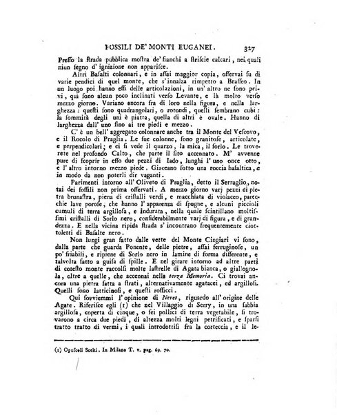 Opuscoli scelti sulle scienze e sulle arti. Tratti dagli Atti delle Accademie, e dalle altre collezioni filosofiche, e letterarie, dalle opere più recenti inglesi, tedesche, francesi, latine, e italiane, e da manoscritti originali, e inediti