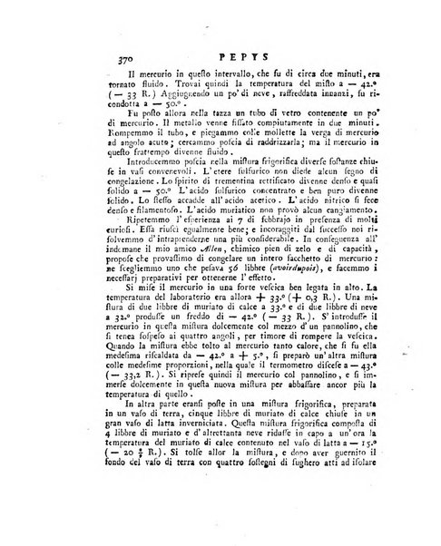 Opuscoli scelti sulle scienze e sulle arti. Tratti dagli Atti delle Accademie, e dalle altre collezioni filosofiche, e letterarie, dalle opere più recenti inglesi, tedesche, francesi, latine, e italiane, e da manoscritti originali, e inediti