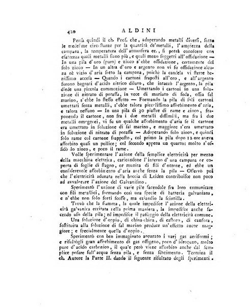 Opuscoli scelti sulle scienze e sulle arti. Tratti dagli Atti delle Accademie, e dalle altre collezioni filosofiche, e letterarie, dalle opere più recenti inglesi, tedesche, francesi, latine, e italiane, e da manoscritti originali, e inediti