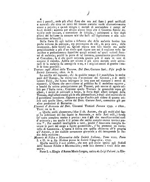 Opuscoli scelti sulle scienze e sulle arti. Tratti dagli Atti delle Accademie, e dalle altre collezioni filosofiche, e letterarie, dalle opere più recenti inglesi, tedesche, francesi, latine, e italiane, e da manoscritti originali, e inediti