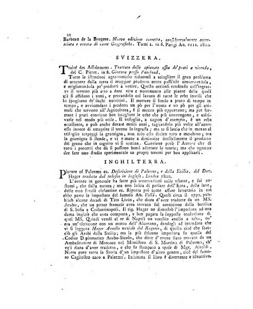 Opuscoli scelti sulle scienze e sulle arti. Tratti dagli Atti delle Accademie, e dalle altre collezioni filosofiche, e letterarie, dalle opere più recenti inglesi, tedesche, francesi, latine, e italiane, e da manoscritti originali, e inediti