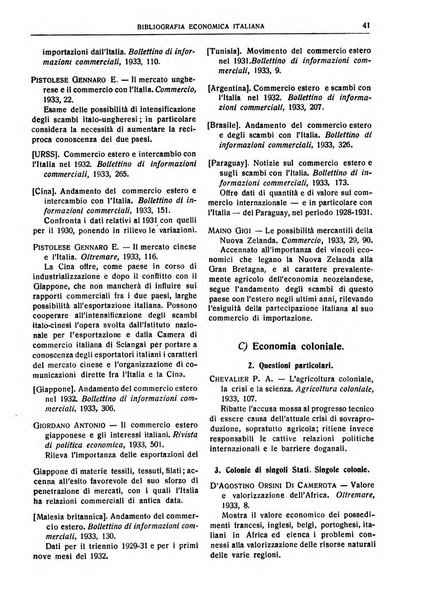 Bibliografia economica italiana