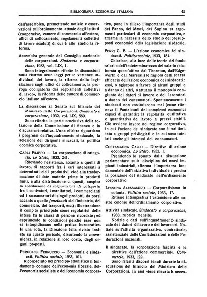 Bibliografia economica italiana