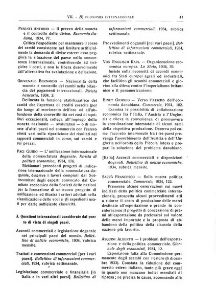 Bibliografia economica italiana