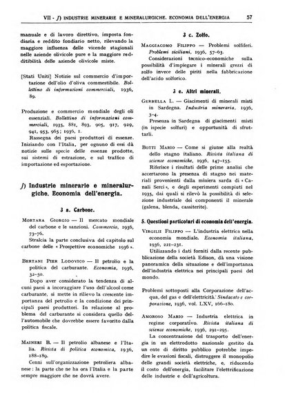 Bibliografia economica italiana