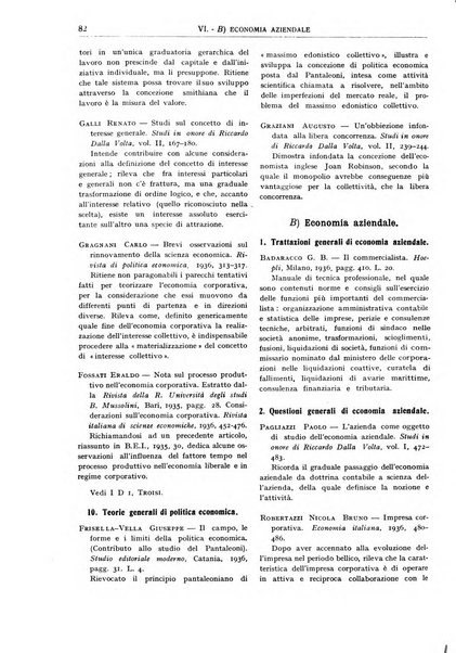 Bibliografia economica italiana