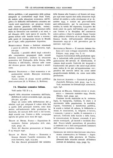 Bibliografia economica italiana