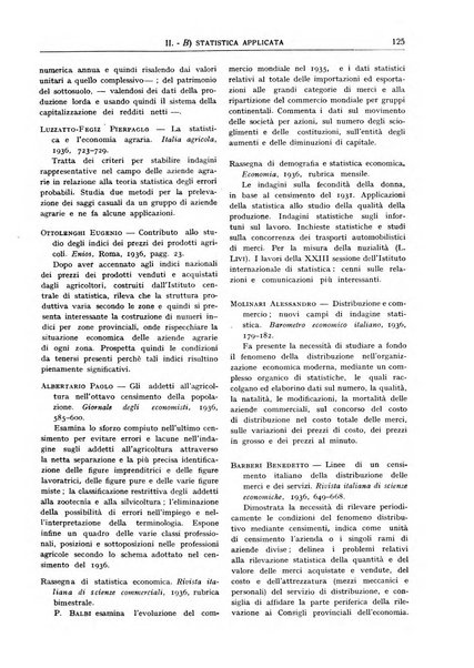 Bibliografia economica italiana